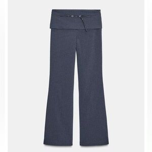 NWT ZARA CHECK BELTED PANTS SIZE M 
🚨firm price